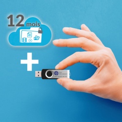Pack Fichiers sur clé USB + Cloud 12 mois
